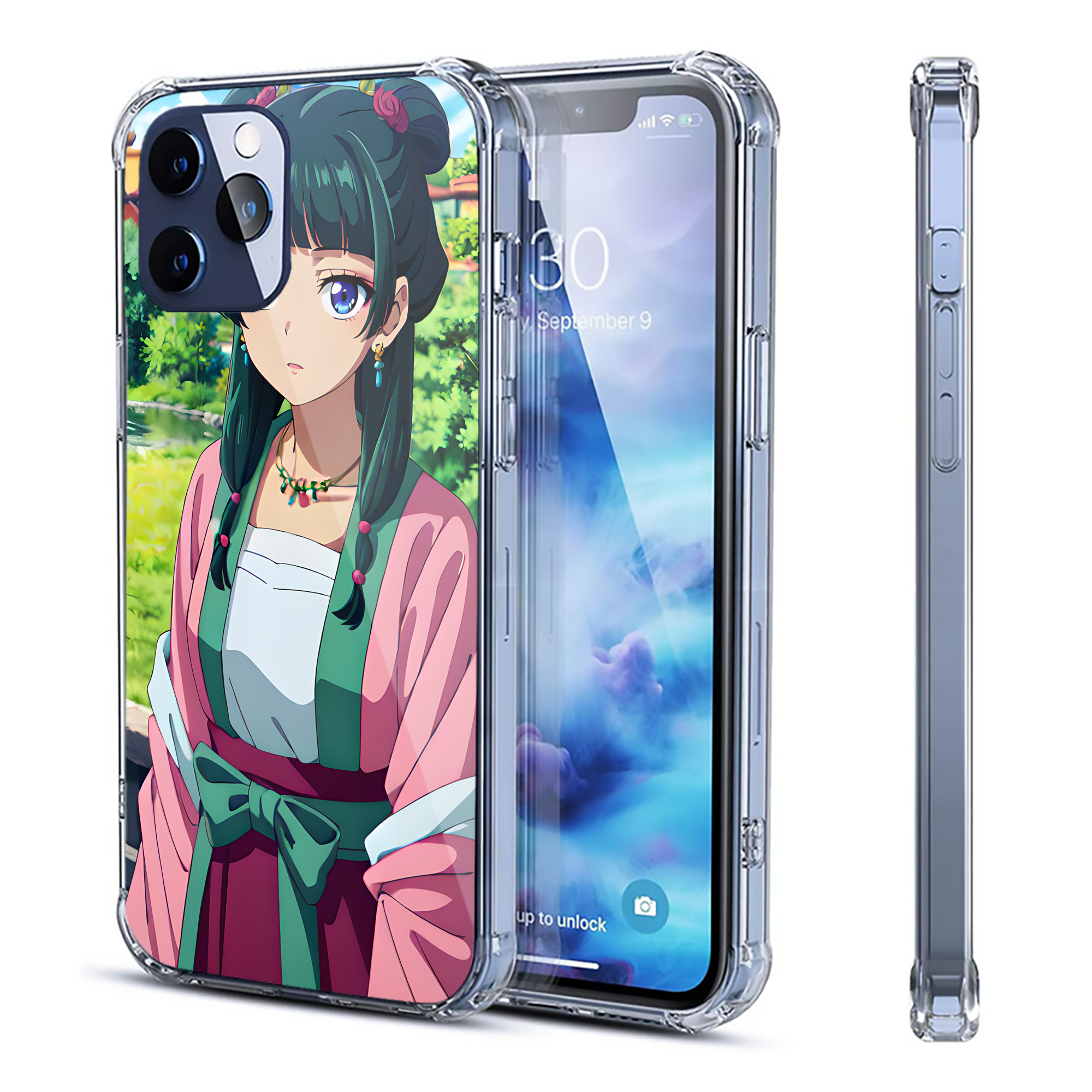 （画像用） 薬屋のひとりごと The Apothecary Diaries 【iPhone 12シリーズ対応】透明スマホケース（クリアソフトケース）